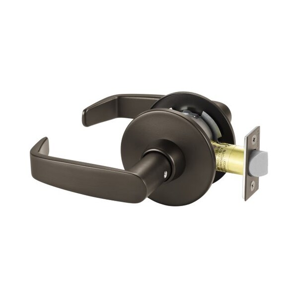 Sargent 2811U15LL10BE Passage Bored Lock Grade 1 with L Lever and L Rose and ASA Strike Dark Bronze 2811U15LL10BE - main